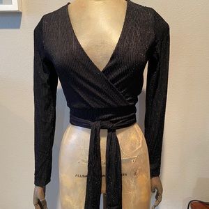 Forever 21 long sleeve crop top